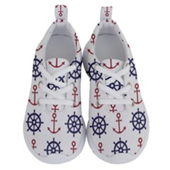 Nautical Seamless Pattern Running Shoes