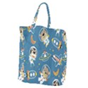 Seamless-pattern-funny-astronaut-outer-space-transportation Giant Grocery Tote View2