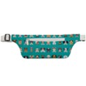Different-type-vector-cartoon-dog-faces Active Waist Bag View1