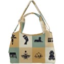 Egyptian-flat-style-icons Double Compartment Shoulder Bag View1