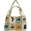 Egyptian-flat-style-icons Double Compartment Shoulder Bag View2
