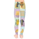 Egypt-icons-set-flat-style Kids  Leggings View2