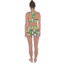 Egypt-travel-items-icons-set-flat-style Racerback Boyleg Bikini Set View2
