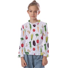 Vegetable Kids  Frill Detail Tee
