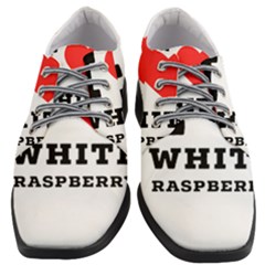 I Love White Raspberry Women Heeled Oxford Shoes by ilovewhateva
