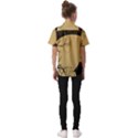 Halloween Moon Haunted House Full Moon Dead Tree Kids  Short Sleeve Shirt View2