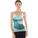 Tidal Wave Ocean Sea Tsunami Wave Minimalist Tank Top View1