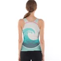 Tidal Wave Ocean Sea Tsunami Wave Minimalist Tank Top View2