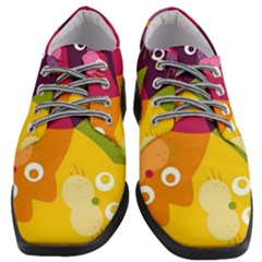 Colorful Cats Women Heeled Oxford Shoes by Sparkle