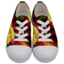 Colorful Capsicum Kids  Low Top Canvas Sneakers View1