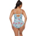 Nautical-marine-symbols-seamless-pattern Retro Full Coverage Swimsuit View4