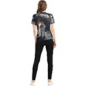 Astronaut Space Walk Women s Short Sleeve Rash Guard View2