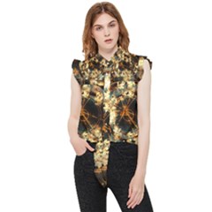 Science Fiction Background Fantasy Frill Detail Shirt
