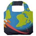 Spaceship-design Premium Foldable Grocery Recycle Bag View1