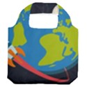 Spaceship-design Premium Foldable Grocery Recycle Bag View2