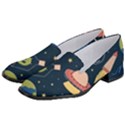 Seamless-pattern-with-funny-aliens-cat-galaxy Women s Classic Loafer Heels View2