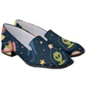 Seamless-pattern-with-funny-aliens-cat-galaxy Women s Classic Loafer Heels View3