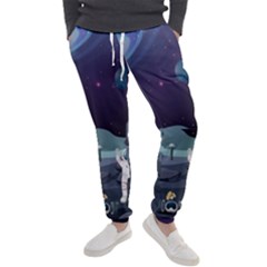 Alien-astronaut-scene Men s Jogger Sweatpants
