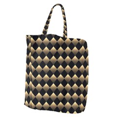 Golden Chess Board Background Giant Grocery Tote by pakminggu