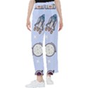 Seamless-pattern-with-space-theme Women s Pants  View1
