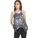 Vector-flat-space-design-background-with-text Flowy Camisole Tank Top View1