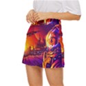 Far-future-human-colonization Mini Front Wrap Skirt View2