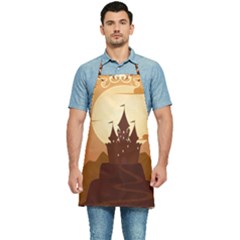 Beautiful-castle Kitchen Apron