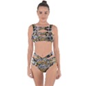 Crazy-abstract-doodle-social-doodle-drawing-style Bandaged Up Bikini Set  View1