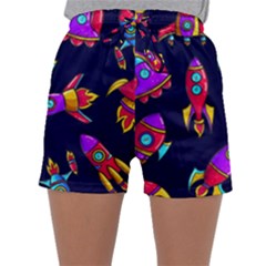 Space-patterns Sleepwear Shorts by Salman4z
