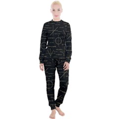 Abstract-math Pattern Women s Lounge Set
