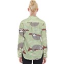 Sloths-pattern-design Womens Long Sleeve Shirt View2