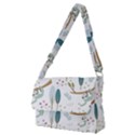 Pattern-sloth-woodland Full Print Messenger Bag (M) View1