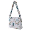 Pattern-sloth-woodland Full Print Messenger Bag (M) View2