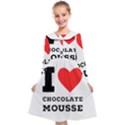 I love chocolate mousse Kids  Midi Sailor Dress View1