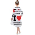 I love chocolate mousse Kids  Midi Sailor Dress View2