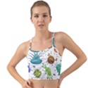 Dangerous-streptococcus-lactobacillus-staphylococcus-others-microbes-cartoon-style-vector-seamless Mini Tank Bikini Top View1