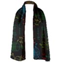 Mathematical-colorful-formulas-drawn-by-hand-black-chalkboard Lightweight Scarf  View1