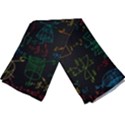 Mathematical-colorful-formulas-drawn-by-hand-black-chalkboard Lightweight Scarf  View3