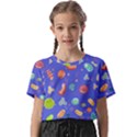 Virus-seamless-pattern Kids  Basic Tee View1