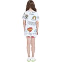 Abstract-fashion-background-suitable-fabric-printing Kids  Tee And Sports Shorts Set View2