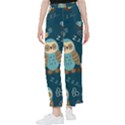 Seamless-pattern-owls-dreaming Women s Pants  View1