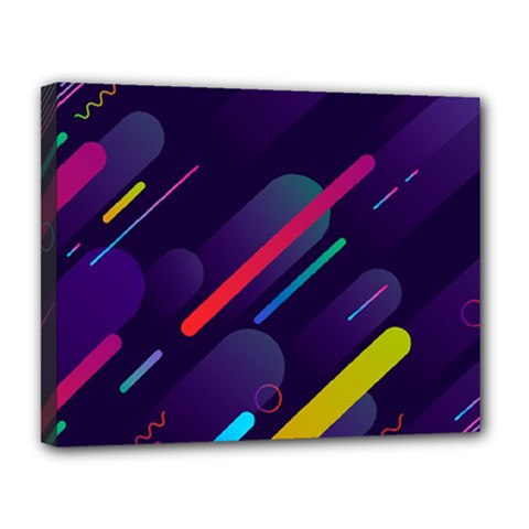 Colorful-abstract-background Canvas 14  X 11  (stretched)