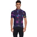 Colorful-sound-wave-set Men s Short Sleeve Cycling Jersey View1