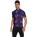 Colorful-sound-wave-set Men s Short Sleeve Cycling Jersey View2