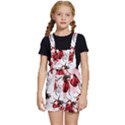 Ladybugs-pattern-texture-watercolor Kids  Short Overalls View1