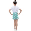 Elegant Swan Seamless Pattern Kids  Tennis Skirt View2
