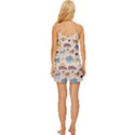 Wild Animals Seamless Pattern Satin Pajama Short Set View4