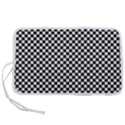 Background Black Board Checker Checkerboard Pen Storage Case (L) View1