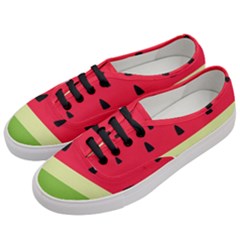 Watermelon Fruit Food Healthy Vitamins Nutrition Women s Classic Low Top Sneakers