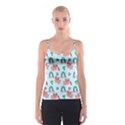 Pigs Pattern Art Design Drawing Sketch Wallpaper Spaghetti Strap Top View1